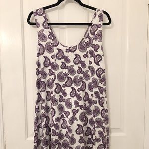 Paisley swing dress